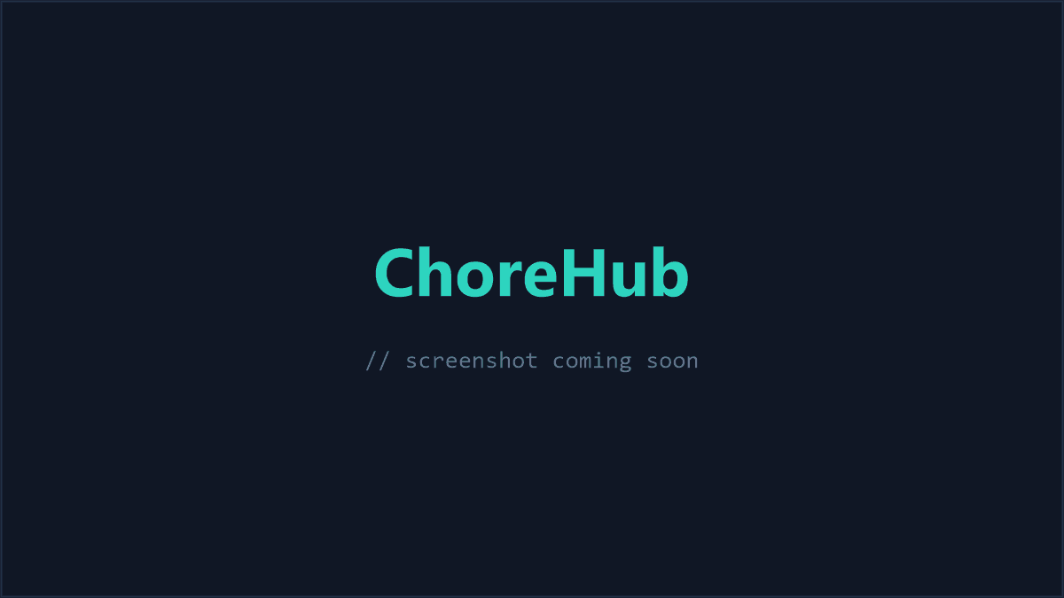 ChoreHub preview